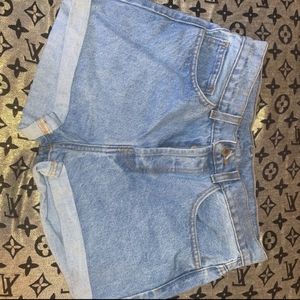Brandy Melville Light Blue Mom Jean Denim Shorts